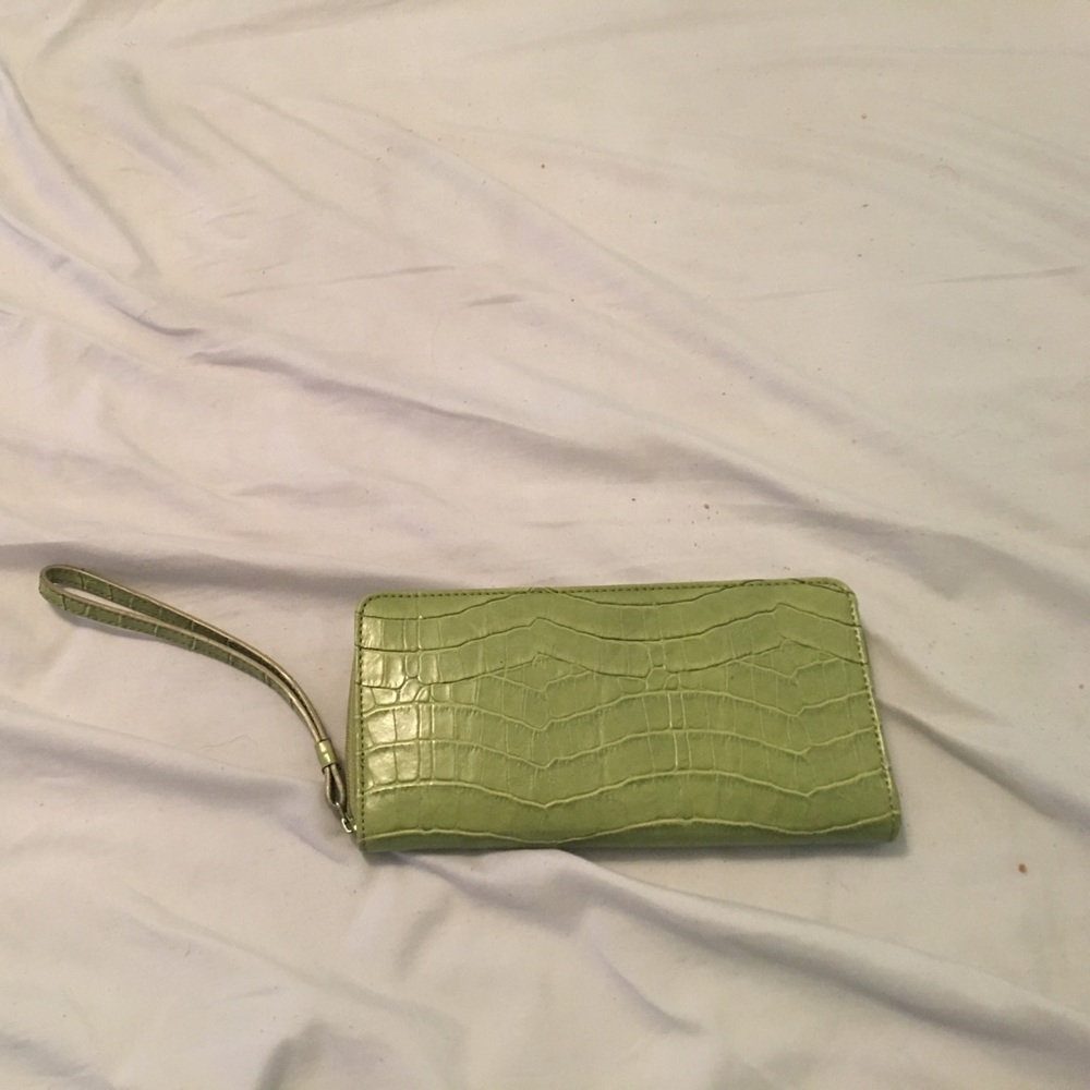 Liz Claiborne Green Clutch