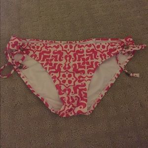 Pink Patterned Swim Bottoms