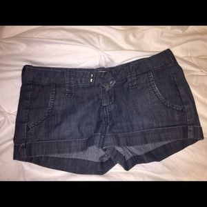 Chambray chino shorts