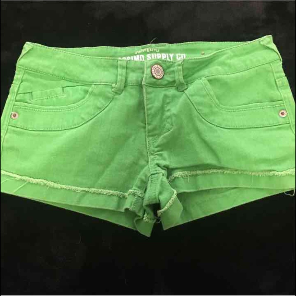 Green shorts
