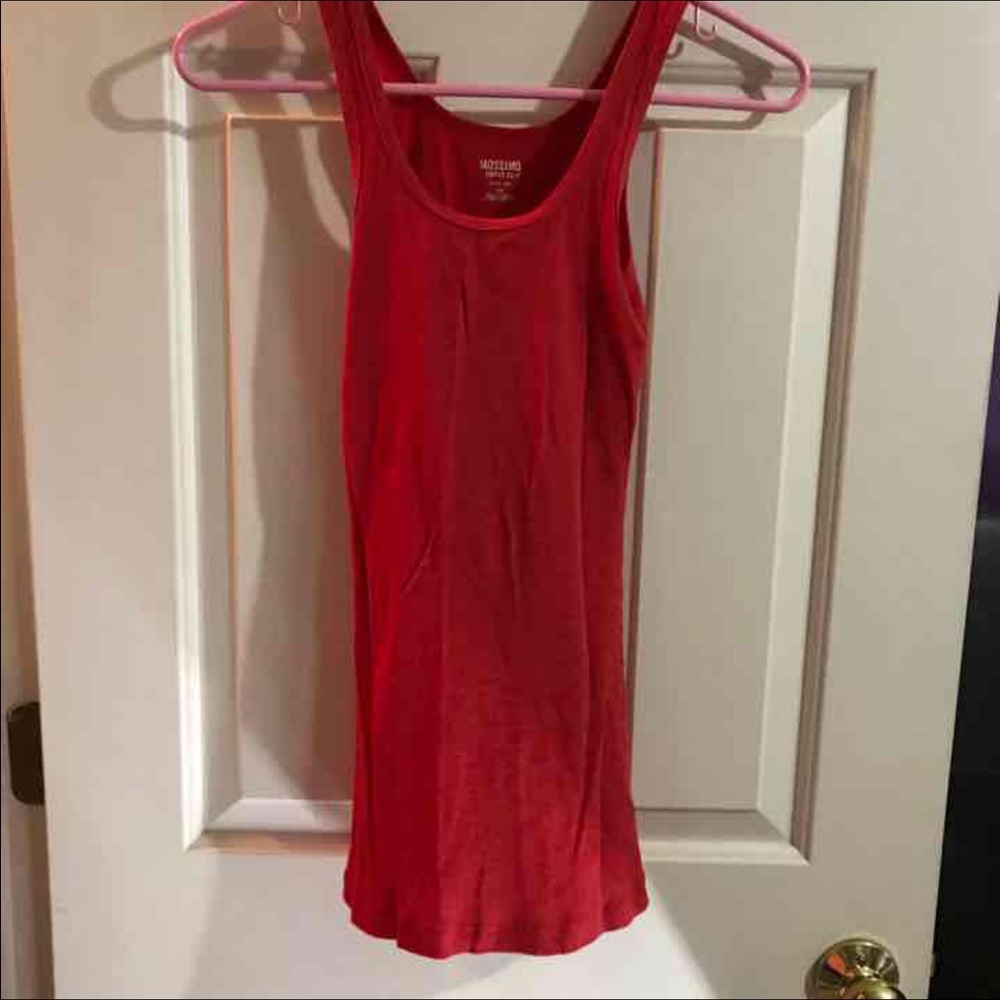 MOSSIMO RED RACERBACK TANK - Picture 2 of 3