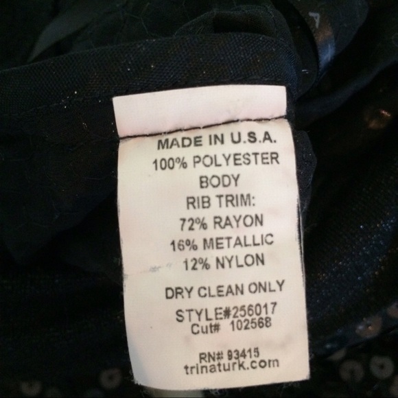 Trina Turk black sequin halter top p/xs - Picture 4 of 7