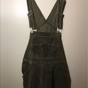 Green overalls