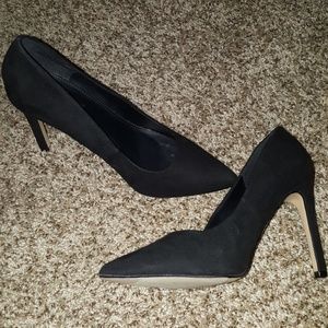 Forever 21 Pointed Faux Suede Pumps sz 8