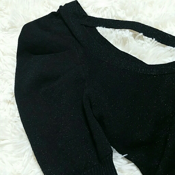 🍭sale🍭Guess glittery puff sleeve knit top - Picture 2 of 8