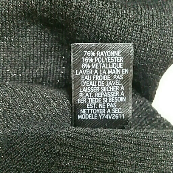 🍭sale🍭Guess glittery puff sleeve knit top - Picture 7 of 8