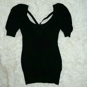 🍭sale🍭Guess glittery puff sleeve knit top