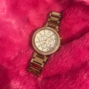 Michael Kors rose gold watch