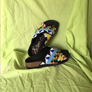 NWOT Sam Edelman Beaded Arley Slides