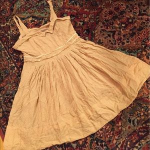 Ezra fully lined peach/beige rayon w/ cotton feel
