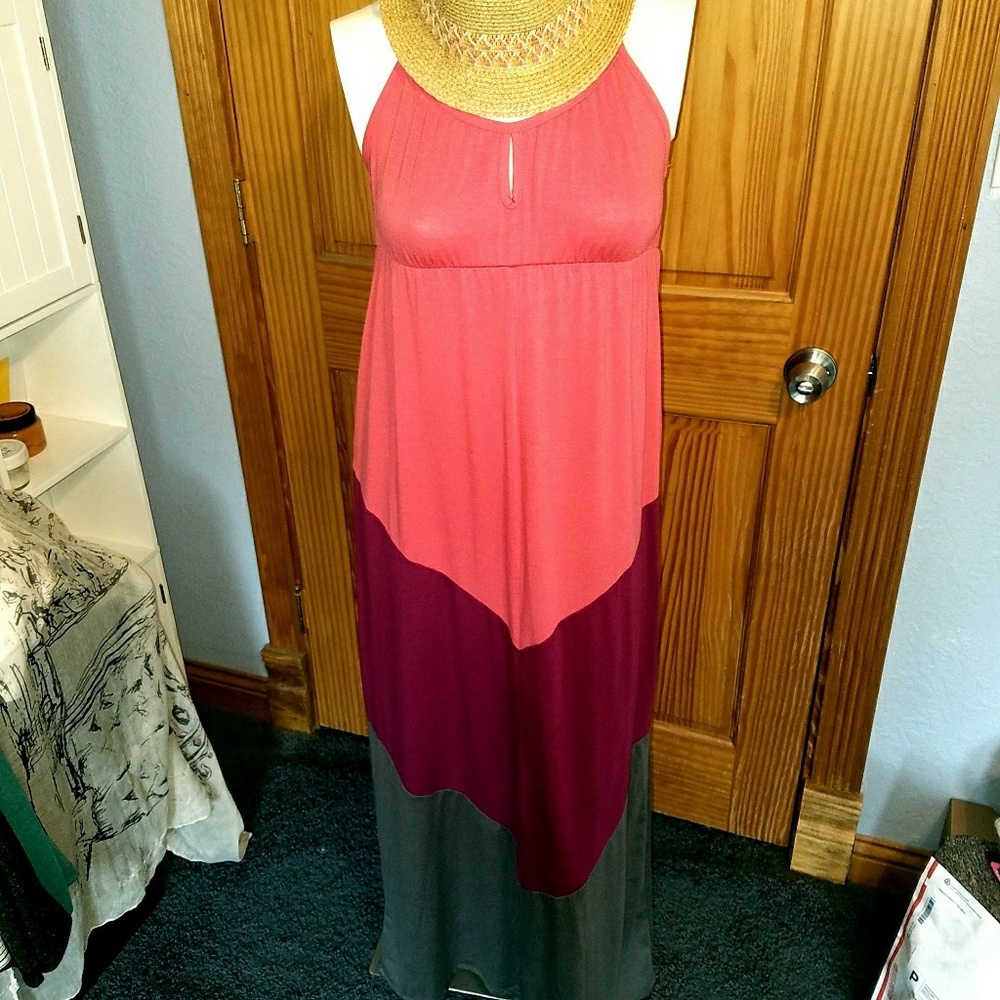 T-back summer maxi dress 
