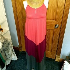 T-back summer maxi dress 