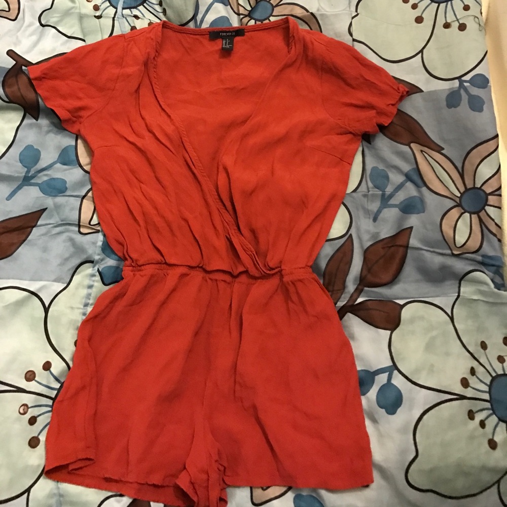 Burnt Orange Romper