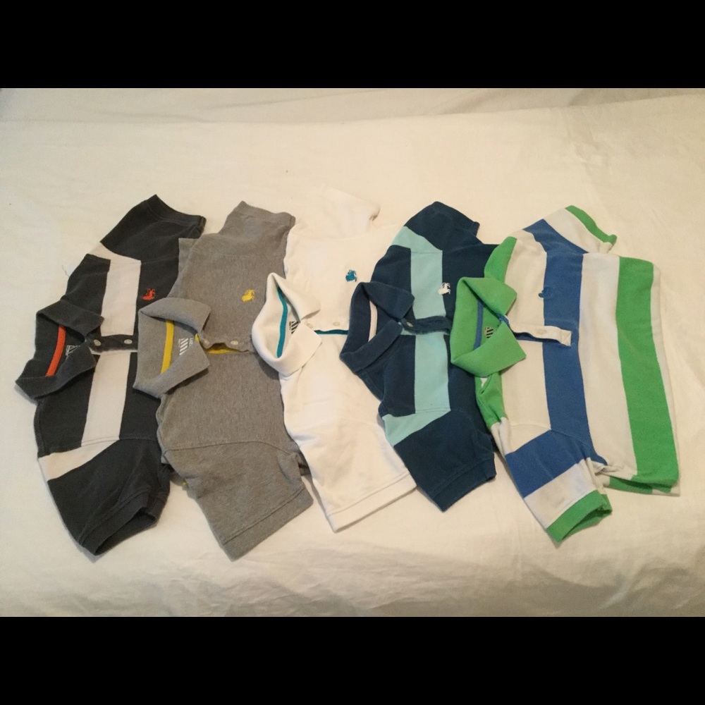 Old Navy polo and hoodie