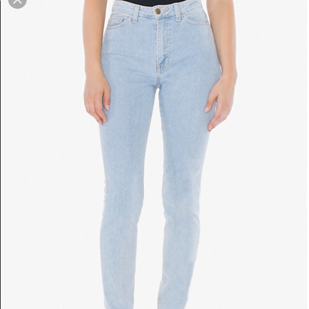 American Apparel high waist jeans
