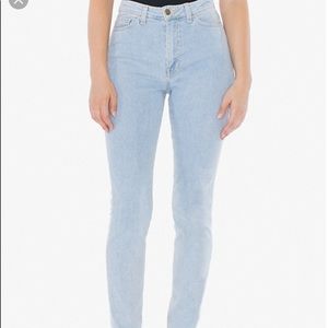 American Apparel high waist jeans