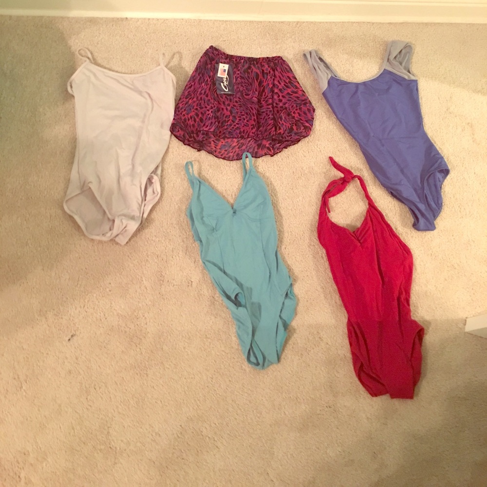 Dance leotard and skirt bundle