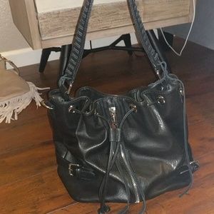 Urban Expressions Black Bucket Bag