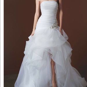Davids bridal high low wedding dress