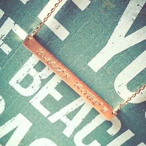 Lbi coordinate necklace