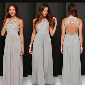 Lulus white gown