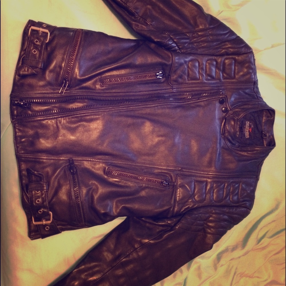 Fieldsheer genuine leather woman's motorcycle