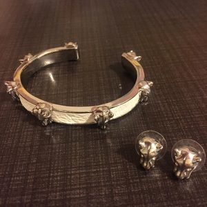 Panther Bracelet & Earring Set