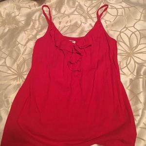 Old Navy Red tank top with front detail