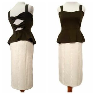 The Hamptons Ivory Pencil Midi Sweater Skirt