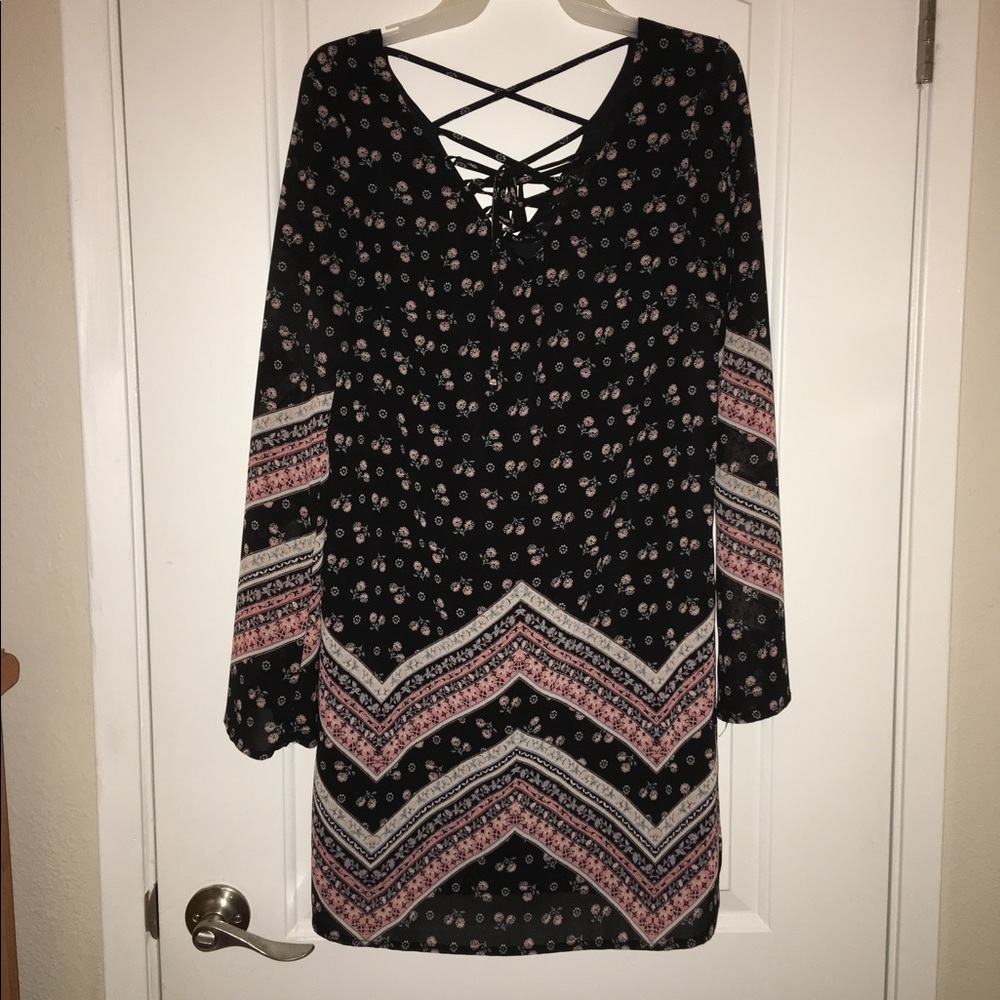 ✌🏼XHILERATION BLACK PEASANT DRESS ✌🏼