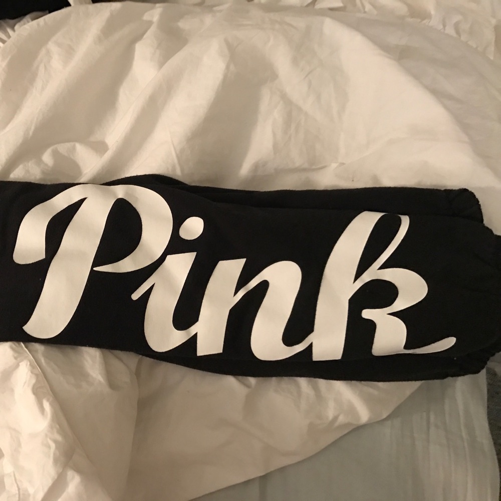 PINK black sweats