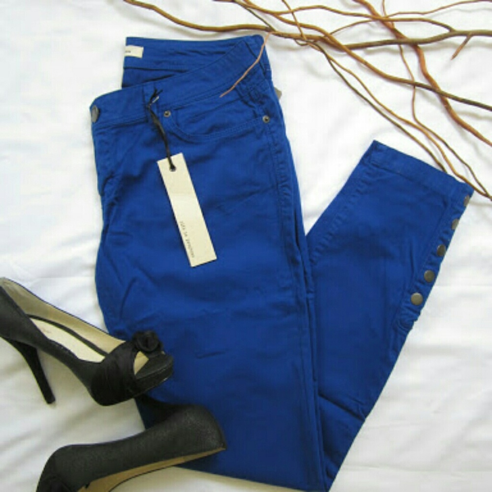 Life in Progress Cobalt Skinny Pants