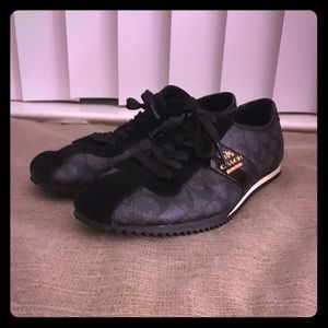 Like new Coach black sneakers size 6.5