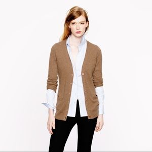 J. Crew Cashmere Boyfriend Cardigan Sweater