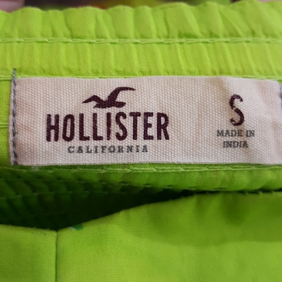 Hollister Dresses Hollister Lime Green Floral Dress With Tie Belt Poshmark