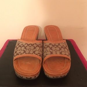 Coach Wedge Sandals
