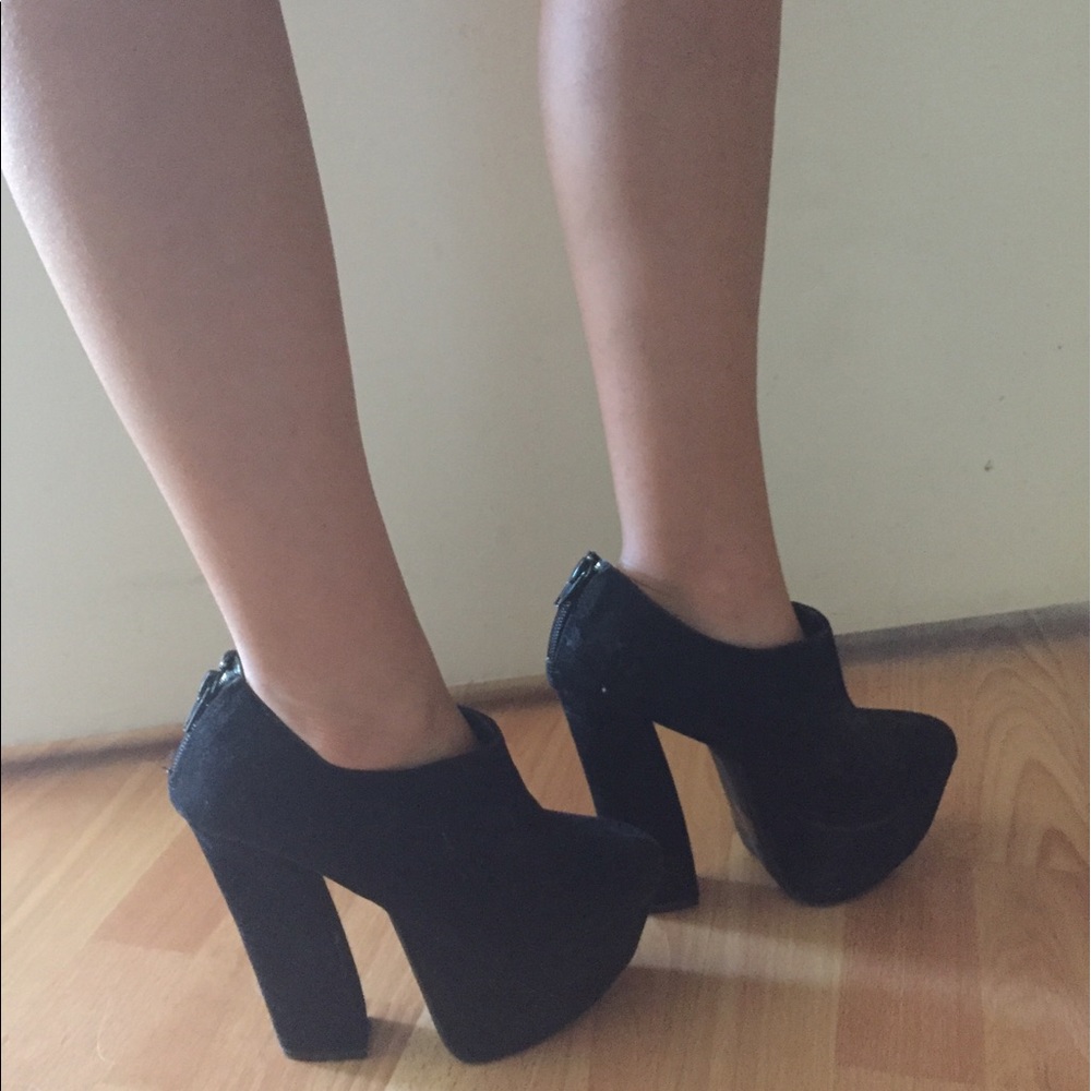 Chunky Platform Heels