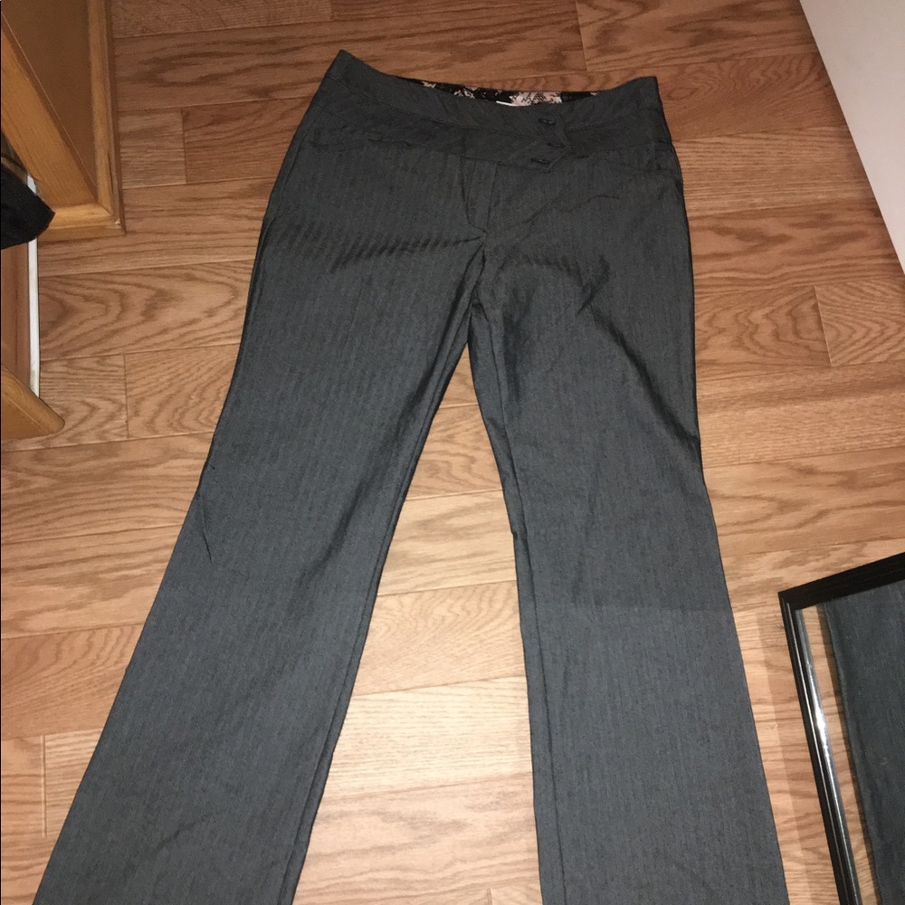 🎩GREY STRIPE WORK PANTS🎩