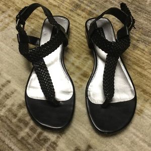 Black Leather  Gladiators