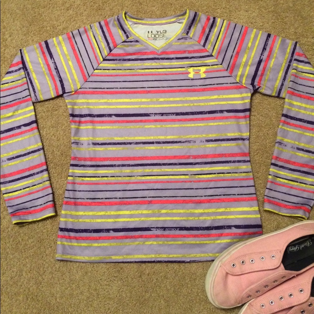 Girls Under Armour heat gear top