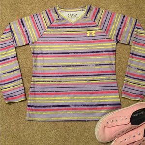 Girls Under Armour heat gear top