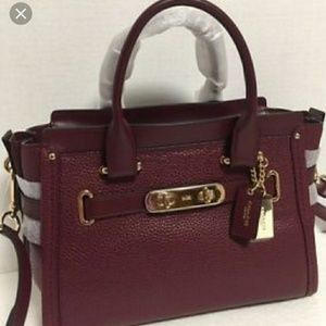 Burgundy coach swagger