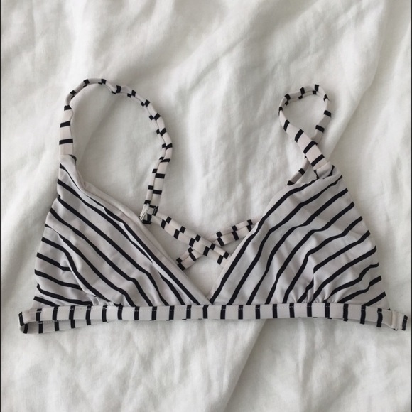 Blue Life Other - Blue Life Striped Bikini Top