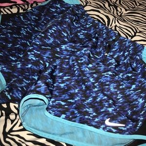 Nike running shorts.