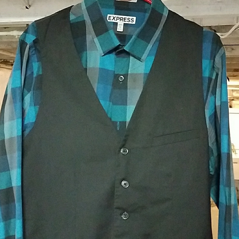 Button up vest both together price