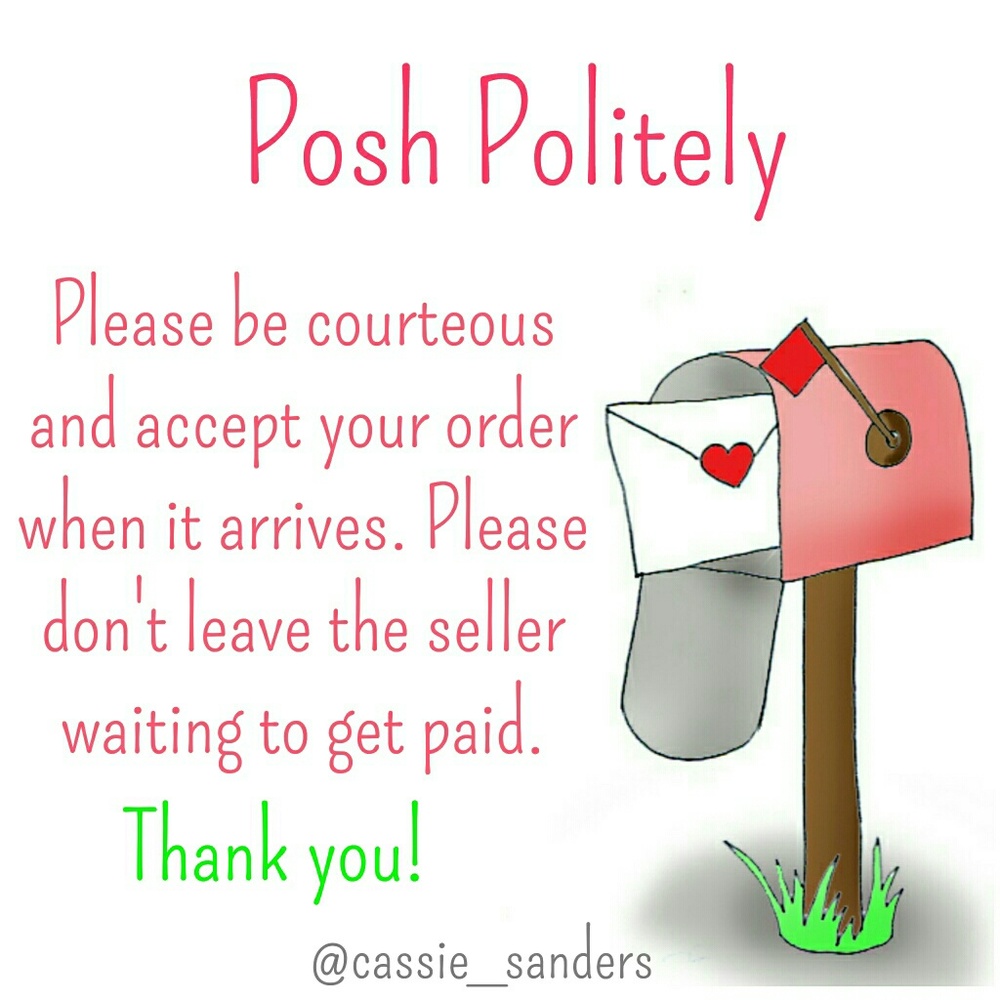 Please accept delivery and rate your seller!