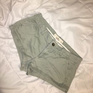 Olive green shorts