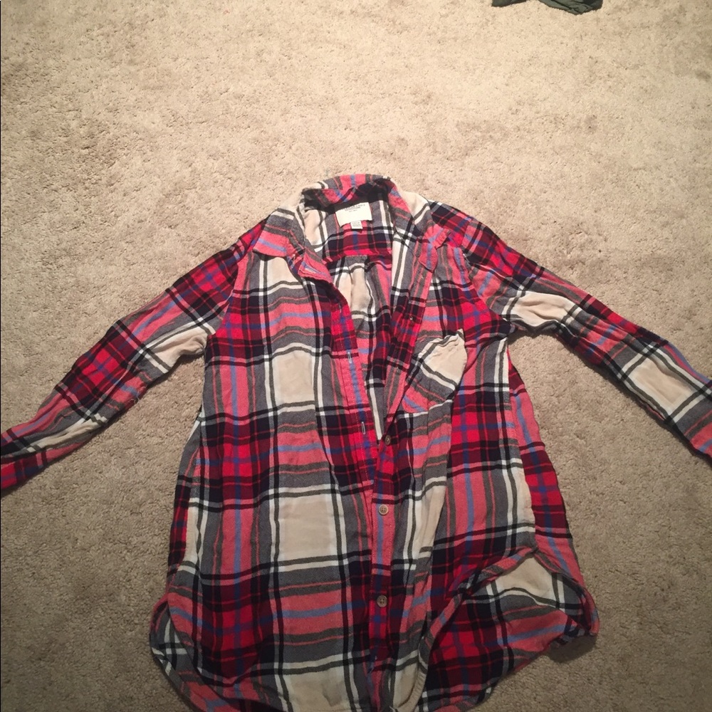 American eagle boyfriend fit flannel