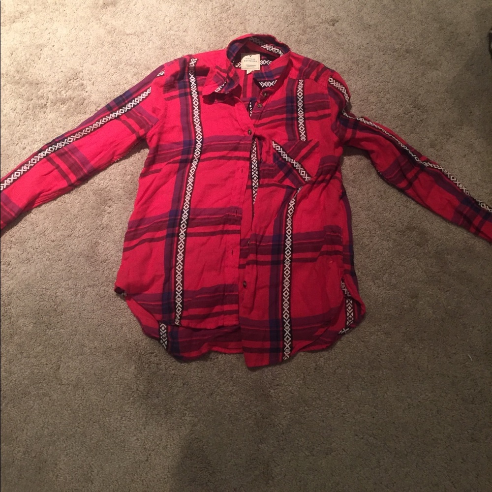 American eagle boyfriend fit flannel