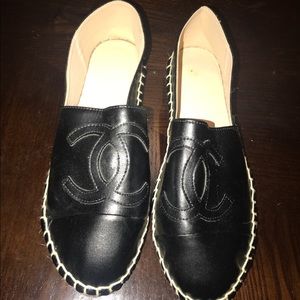 Non-authentic Chanel espadrilles